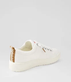 Women I LOVE BILLY Sneakers-Isaiah White Recycled Canvas Sneakers
