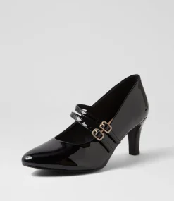 Women I LOVE BILLY Heels-Isola W Black Patent Pu Heels