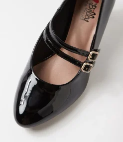 Women I LOVE BILLY Heels-Isola W Black Patent Pu Heels
