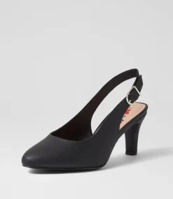 Women I LOVE BILLY Heels-Itsumi W Il Black Lizard Heels