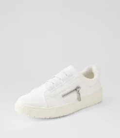 Women I LOVE BILLY Sneakers-Ivanna White Recycled Canvas Sneakers
