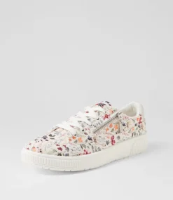 Women I LOVE BILLY Sneakers-Izzar Delicate Vines Recycled Canvas Sneakers