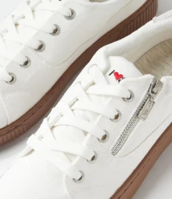 Women I LOVE BILLY Sneakers-Izzar White Gum Canvas Sneakers