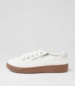 Women I LOVE BILLY Sneakers-Izzar White Gum Canvas Sneakers