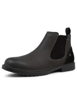 C88 by COLORADO Boots|Casuals-James Black Ankle Boots