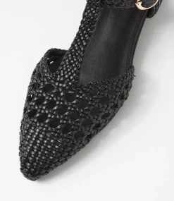 Women I LOVE BILLY Flats-Jartello Black Flat Shoes