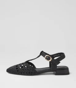 Women I LOVE BILLY Flats-Jartello Black Flat Shoes