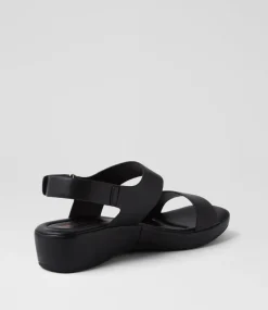 Women I LOVE BILLY Flats|Sandals-Jazzine Black Sandals