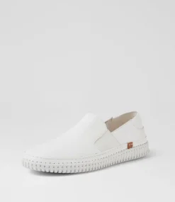 Women DIANA FERRARI Sneakers-Jemax White Leather Sneakers
