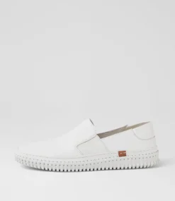 Women DIANA FERRARI Sneakers-Jemax White Leather Sneakers