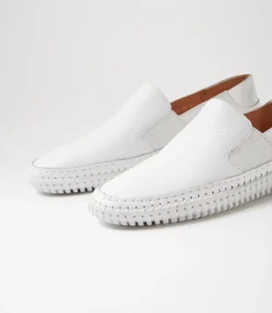 Women DIANA FERRARI Sneakers-Jemax White Silver Leather Sneakers