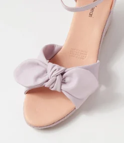 Women DIANA FERRARI Espadrilles|Wedges-Jennalea Lilac Leather Rope Espadrilles