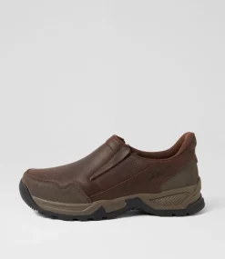 COLORADO Casuals-Joao Brown Tumble Leather Flat Shoes