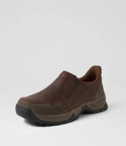 COLORADO Casuals-Joao Brown Tumble Leather Flat Shoes