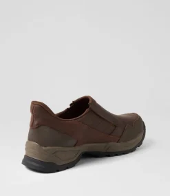 COLORADO Casuals-Joao Brown Tumble Leather Flat Shoes