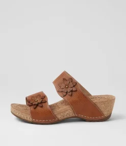 Women COLORADO Comfort|Slides-Joie Tan Leather Sandals