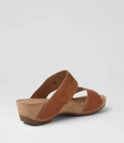 Women COLORADO Comfort|Slides-Joie Tan Leather Sandals