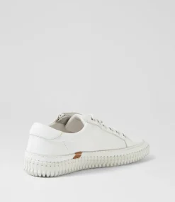 Women DIANA FERRARI Sneakers-Jonza White Leather Sneakers
