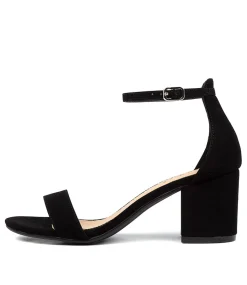 Women I LOVE BILLY Heels|Sandals-JORDI BLACK NUBUCK PU
