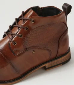 C88 by COLORADO Boots|Casuals-Jordi Tan Lace Up Boots