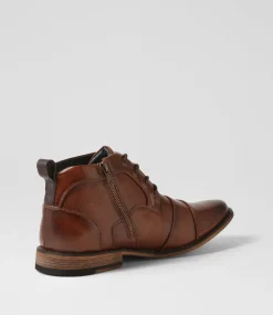C88 by COLORADO Boots|Casuals-Jordi Tan Lace Up Boots