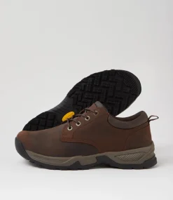 COLORADO Casuals-Josh Aztec Crazyhorse Leather Lace Up Shoes