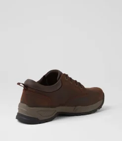COLORADO Casuals-Josh Aztec Crazyhorse Leather Lace Up Shoes
