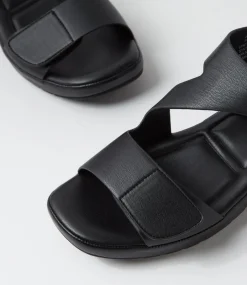 Women I LOVE BILLY Flats|Sandals-Josson Black Sandals