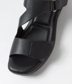 Women I LOVE BILLY Flats|Sandals-Josson Black Sandals