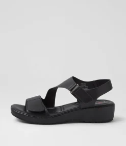 Women I LOVE BILLY Flats|Sandals-Josson Black Sandals