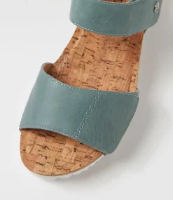 Women SUPERSOFT Comfort|Heels-Kalisie Denim Leather Sandals