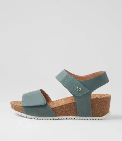 Women SUPERSOFT Comfort|Heels-Kalisie Denim Leather Sandals