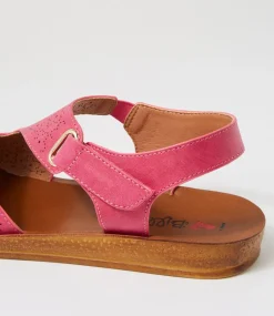 Women I LOVE BILLY Flats|Sandals-Kandall Fuchsia Sandals