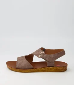Women I LOVE BILLY Flats|Sandals-Kandre Taupe Dust Sandals