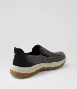 COLORADO Casuals-Kanza Grey Canvas Flat Shoes