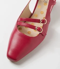 Women SUPERSOFT Comfort|Heels-Katiie Ruby Leather Heels