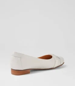 Women SUPERSOFT Comfort|Flats-Katte Almond Silver Scratch Multi Ballet Flats