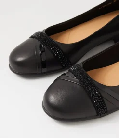 Women SUPERSOFT Comfort|Flats-Katte Black Mix Ballet Flats