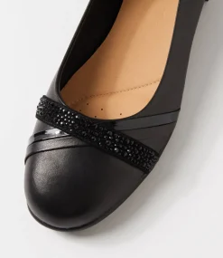 Women SUPERSOFT Comfort|Flats-Katte Black Mix Ballet Flats