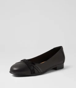 Women SUPERSOFT Comfort|Flats-Katte Black Mix Ballet Flats