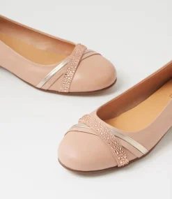 Women SUPERSOFT Comfort|Flats-Katte Dark Nude Mix Ballet Flats