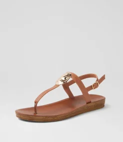 Women I LOVE BILLY Flats|Sandals-Kattiko Tan Sandals