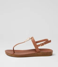 Women I LOVE BILLY Flats|Sandals-Kattiko Tan Sandals