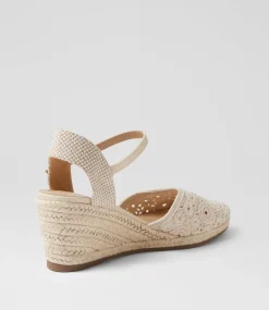 Women I LOVE BILLY Heels-Keight Ecru Multi Heels