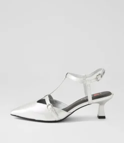 Women I LOVE BILLY Heels-Kerse Silver Heels