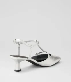 Women I LOVE BILLY Heels-Kerse Silver Heels