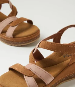 Women I LOVE BILLY Heels|Sandals-Kertat Tan Blush Nubuck Pu Sandals