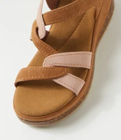 Women I LOVE BILLY Heels|Sandals-Kertat Tan Blush Nubuck Pu Sandals
