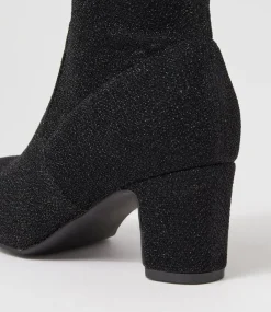Women I LOVE BILLY Boots-KERWYN IL BLACK LUREX