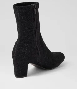 Women I LOVE BILLY Boots-KERWYN IL BLACK LUREX
